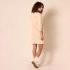 Amazon Essentials Women’s Fleece Blouson Sleeve Boatneck Sweatshirt Dress (Available in Plus Size)(Beige)