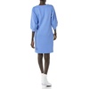 Amazon Essentials Women’s Fleece Blouson Sleeve Boatneck Sweatshirt Dress (Available in Plus Size)(Blue Heather)