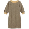 Amazon Essentials Women’s Fleece Blouson Sleeve Boatneck Sweatshirt Dress (Available in Plus Size)(Camel Cheetah)