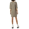 Amazon Essentials Women’s Fleece Blouson Sleeve Boatneck Sweatshirt Dress (Available in Plus Size)(Camel Cheetah)