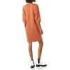 Amazon Essentials Women’s Fleece Blouson Sleeve Boatneck Sweatshirt Dress (Available in Plus Size)(Caramel)