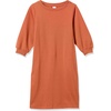 Amazon Essentials Women’s Fleece Blouson Sleeve Boatneck Sweatshirt Dress (Available in Plus Size)(Caramel)