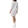 Amazon Essentials Women’s Fleece Blouson Sleeve Boatneck Sweatshirt Dress (Available in Plus Size)(Grey Heather)