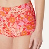 Amazon Essentials Women’s High Rise Boy Short Swim Bikini Bottom(Bright Poppy Red Folk Floral)
