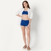 Amazon Essentials Women’s High Rise Boy Short Swim Bikini Bottom(Deep Blue)