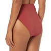 Amazon Essentials Women’s High Waist High Leg Bikini Bottom(Brick Red)