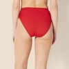 Amazon Essentials Women’s High Waist High Leg Bikini Bottom(Bright Poppy Red)