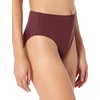 Amazon Essentials Women’s High Waist High Leg Bikini Bottom(Deep Brown)