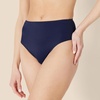 Amazon Essentials Women’s High Waist High Leg Bikini Bottom(Navy)