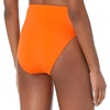 Amazon Essentials Women’s High Waist High Leg Bikini Bottom(Orange)