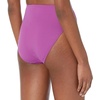 Amazon Essentials Women’s High Waist High Leg Bikini Bottom(Violet)