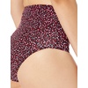 Amazon Essentials Women’s High Waist Swim Bottom (Available in Plus Size)(Brick Red Leopard)