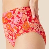 Amazon Essentials Women’s High Waist Swim Bottom (Available in Plus Size)(Bright Red Multi Folk Floral)