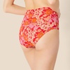 Amazon Essentials Women’s High Waist Swim Bottom (Available in Plus Size)(Bright Red Multi Folk Floral)