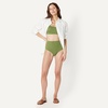 Amazon Essentials Women’s High Waist Swim Bottom (Available in Plus Size)(Olive)