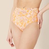 Amazon Essentials Women’s High Waist Swim Bottom (Available in Plus Size)(Yellow Multi Folk Floral)