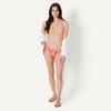 Amazon Essentials Women’s High-Rise High-Leg Swim Bikini Bottom(Bright Poppy Red Folk Floral)