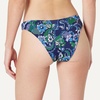 Amazon Essentials Women’s High-Rise High-Leg Swim Bikini Bottom(Deep Blue Paisley)