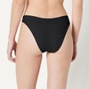 Amazon Essentials Women’s High-Rise High-Leg Swim Bikini Bottom(Washed Black)