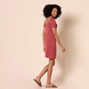 Amazon Essentials Women’s Jersey Regular-Fit Ballet-Back t-Shirt Dress (Previously Daily Ritual)(Brick Red)