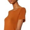 Amazon Essentials Women’s Jersey Regular-Fit Ballet-Back t-Shirt Dress (Previously Daily Ritual)(Caramel)