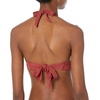 Amazon Essentials Women’s Light-Support Padded Tie Halter Bikini Swimsuit Top (Available in Plus Size)(Brick Red)
