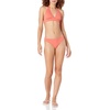 Amazon Essentials Women’s Light-Support Padded Tie Halter Bikini Swimsuit Top (Available in Plus Size)(Coral Pink)