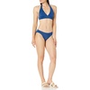 Amazon Essentials Women’s Light-Support Padded Tie Halter Bikini Swimsuit Top (Available in Plus Size)(Deep Blue)