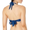 Amazon Essentials Women’s Light-Support Padded Tie Halter Bikini Swimsuit Top (Available in Plus Size)(Deep Blue)