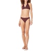Amazon Essentials Women’s Light-Support Padded Tie Halter Bikini Swimsuit Top (Available in Plus Size)(Deep Brown)