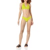 Amazon Essentials Women’s Light-Support Padded Tie Halter Bikini Swimsuit Top (Available in Plus Size)(Lime Green)
