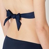 Amazon Essentials Women’s Light-Support Padded Tie Halter Bikini Swimsuit Top (Available in Plus Size)(Navy)