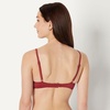 Amazon Essentials Women’s Light-Support Triangle Bikini Swimsuit Top with Adjustable Straps(Brick Red)