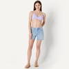 Amazon Essentials Women’s Light-Support Triangle Bikini Swimsuit Top with Adjustable Straps(Lavender)