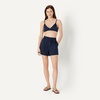 Amazon Essentials Women’s Light-Support Triangle Bikini Swimsuit Top with Adjustable Straps(Navy)