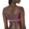 Amazon Essentials Women’s Light-Support Triangle Bikini Swimsuit Top with Adjustable Straps(Violet)