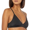 Amazon Essentials Women’s Light-Support Triangle Bikini Swimsuit Top with Adjustable Straps(Washed Black)