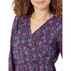 Amazon Essentials Women’s Lightweight Georgette Long Sleeve V-Neck Midi Dress (Available in Plus Size)(Dark Blue  Pansy)