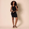 Amazon Essentials Women’s Lightweight Jersey Slim-Fit Tank Mini Dress(Black)