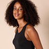 Amazon Essentials Women’s Lightweight Jersey Slim-Fit Tank Mini Dress(Black)