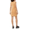 Amazon Essentials Women’s Lightweight Jersey Slim-Fit Tank Mini Dress(Camel)