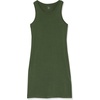 Amazon Essentials Women’s Lightweight Jersey Slim-Fit Tank Mini Dress(Dark Olive)