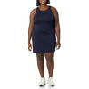 Amazon Essentials Women’s Lightweight Jersey Slim-Fit Tank Mini Dress(Navy)