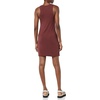 Amazon Essentials Women’s Lightweight Jersey Slim-Fit Tank Mini Dress(Rich Chestnut Brown)