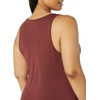 Amazon Essentials Women’s Lightweight Jersey Slim-Fit Tank Mini Dress(Rich Chestnut Brown)