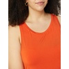 Amazon Essentials Women’s Lightweight Jersey Slim-Fit Tank Mini Dress(Rust Orange)