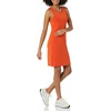 Amazon Essentials Women’s Lightweight Jersey Slim-Fit Tank Mini Dress(Rust Orange)