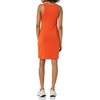 Amazon Essentials Women’s Lightweight Jersey Slim-Fit Tank Mini Dress(Rust Orange)