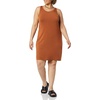 Amazon Essentials Women’s Lightweight Jersey Slim-Fit Tank Mini Dress(Toffee Brown)