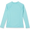 Amazon Essentials Women’s Long Sleeve Rash Guard(Aqua Blue)
